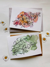 Load image into Gallery viewer, Set of Hand Painted Cards